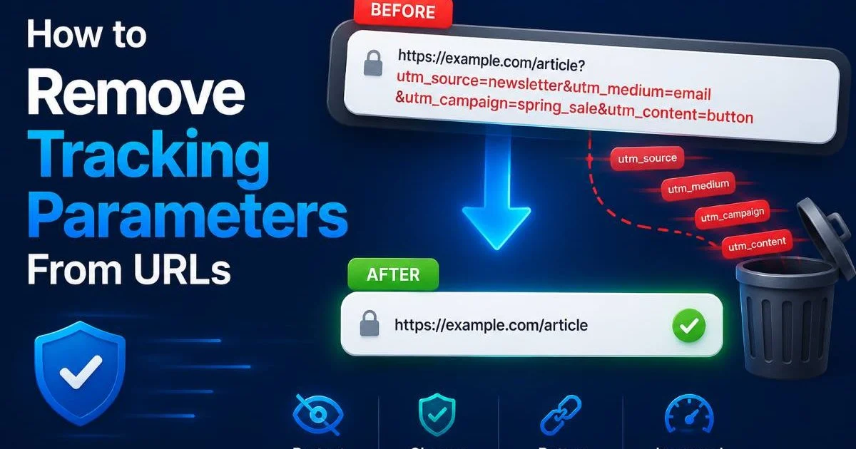 How to Remove Tracking Parameters From URLs
